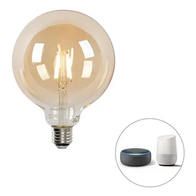 5 db Smart E27 szabályozható Kelvin LED lámpával G125 goldline 4,9W 470 lm 1800-4000K