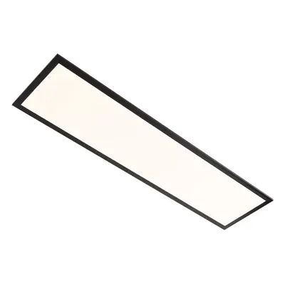 Modern LED panel fekete 100 cm, beépített LED-del, meleg fényre dimmelhető - Armstrong