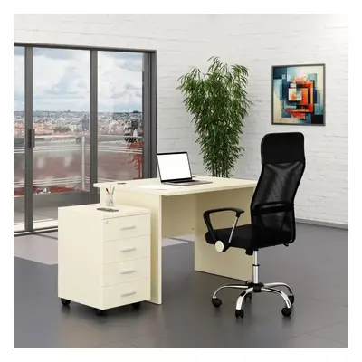 Irodabútor szett SimpleOffice 1, 100 cm, nyír