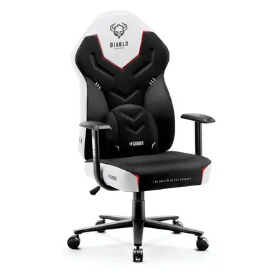 Diablo X-Gamer 2.0 Gamer szék Átlagos méret: fekete-fehér Diablochairs