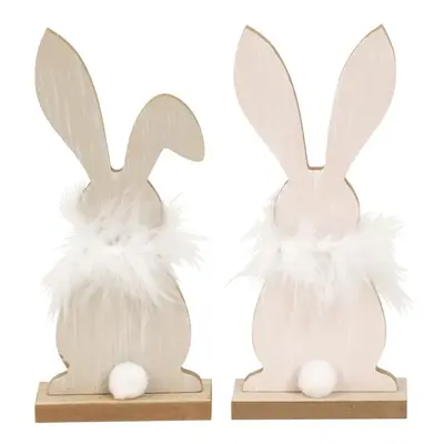 Álló fa nyuszi FLUFFY BUNNY 19 cm - több változat