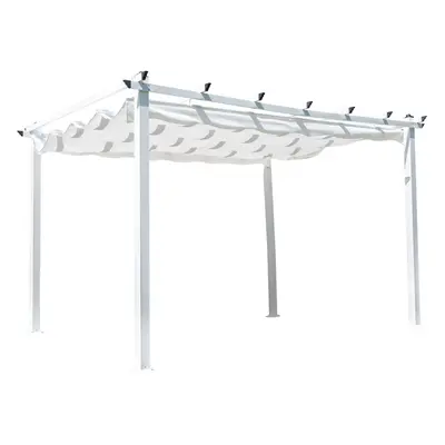 Lazio kerti pergola fehér 4x3 m