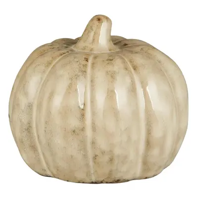 IB Laursen Cserép sütőtök dekoráció PUMPKIN STANDING Ø10 cm krém