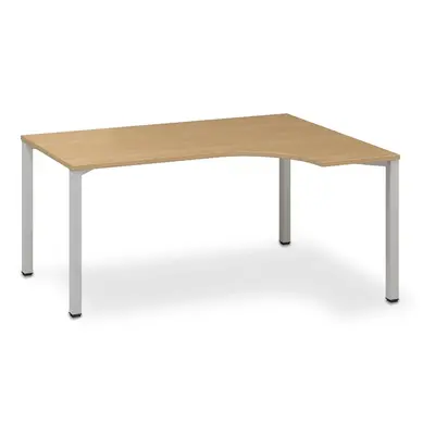 ProOffice B ergonomikus asztal 180 x 120 cm, jobb, bükkfa