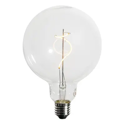 5 db E27 Dimmelhető LED Spirál Filament G125 4W 270lm 2200K