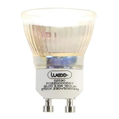 5 db GU10 LED lámpa 35mm 3.5W 180lm 2700K