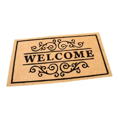 Textil tisztítószőnyeg Welcome Deco 33 x 58 x 0,3 cm, bézs