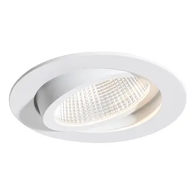 Beépített spotlámpa fehér 9,5 cm, LED-del 1300 lm, dimmerrel, IP23 - Gaius