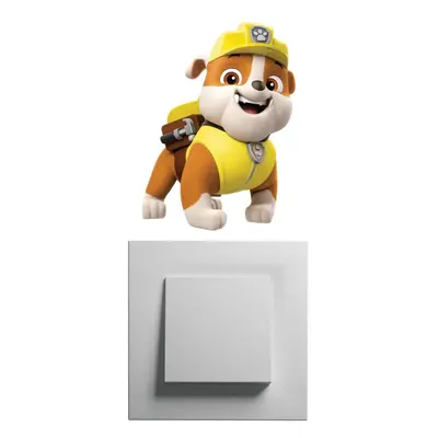 PIPPER. Matrica a kapcsoló felett "PAW Patrol - Rubble"