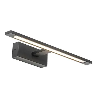 Fali lámpa fekete 41,5 cm IP44 LED-del - Jerre