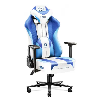 Diablo X-Player 2.0 szövet gamer szék Átlagos méret: frost white / fehér