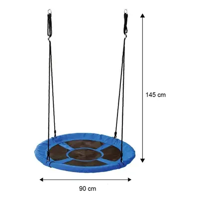 Fészekhinta-90 cm-es-kék-sátor nélkül