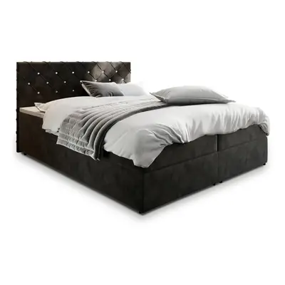 IRANA kárpitozott boxspring ágy, 160x200, magic velvet 2219