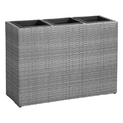 Casaria® Virágcserép 83x30,5x60cm - szürke