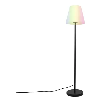 Intelligens állólámpa fekete, fehér búrával 35 cm IP65 LED - Virginia