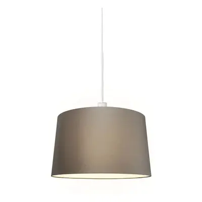 Modern függesztett lámpa fehér, 45 cm-es árnyalattal - Combi 1