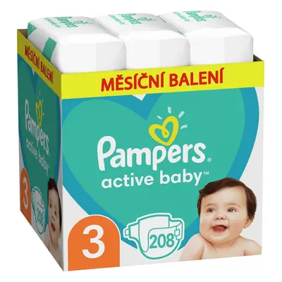 Pampers Active Baby-Dry 3 Mini 6-10Kg 208 db