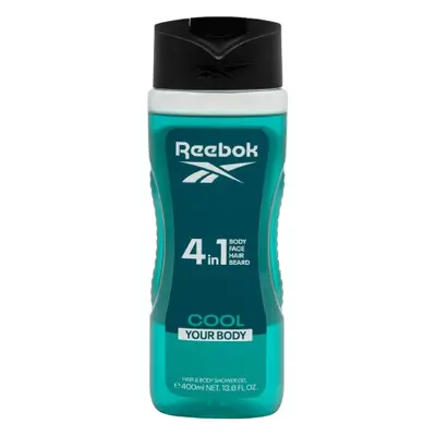 Reebok MEN Cool your body Tusfürdő 400ml. 4 az 1-ben