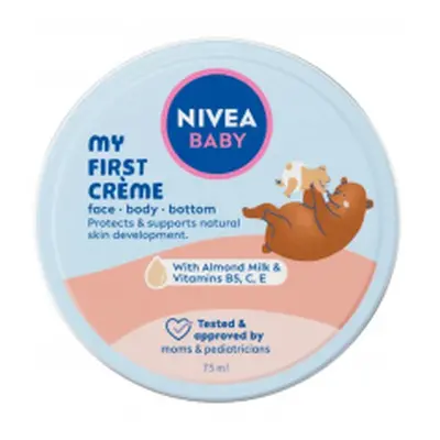 NIVEA Baba krém 75ml arcra, testre utazócsomag