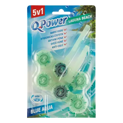 Q-Power Solid WC függöny Blue Aqua Laguna Beach 2 x 40 g