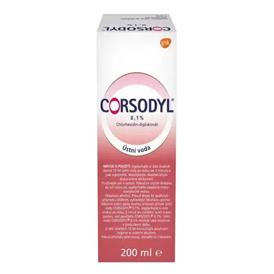 Corsodyl szájvíz 0,1% 200 ml