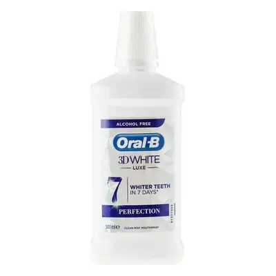 Oral-B 3D White Luxe Perfection szájvíz alkohol nélkül 500 ml