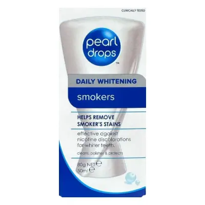 Pearl Drops Smokers Napi fehérítő paszta foltok eltávolítására a fogfehérítéshez 50 ml