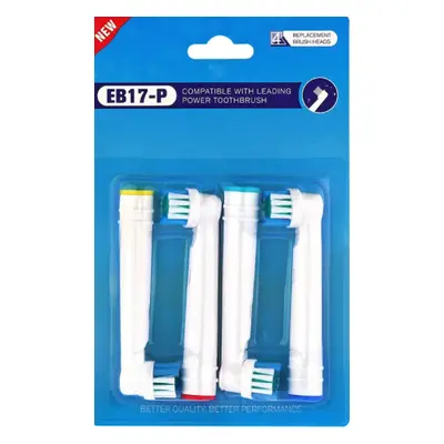 Cserefej EB17-P 4db kompatibilis Oral-B Genius, Oral-B SmartSeries, Oral-B PRO és Oral-B Vitalit