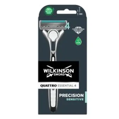 WILKINSON SWORD QUATTRO TITANIUM érzékeny borotva + 1 DB FEJ