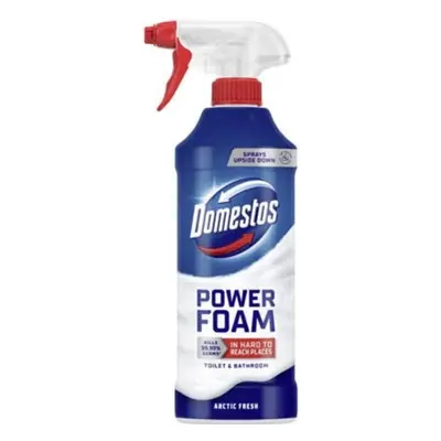 Domestos Power Foam Arctic Foam tisztító wc-hez és fürdőszobához 435 ml