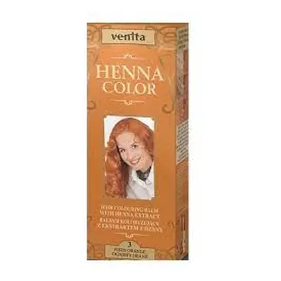 Venita Henna Color hajfestő balzsam 3 Vörös narancs 75ml