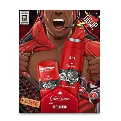 Old Spice Wolfthorn deostick 50 ml + tusfürdő 250 ml ajándékkészlet