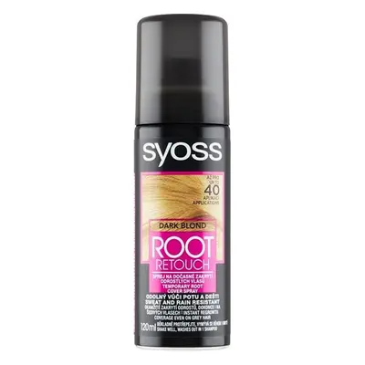 SYOSS Root Retoucher sötétszőke spray regenerálódáshoz 120 ml