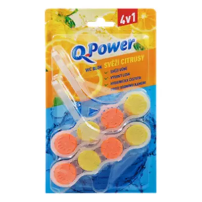 Q-Power Rigid WC függöny Fresh citrus 2 db