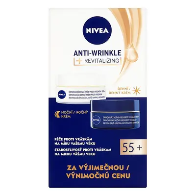 NIVEA nappali+éjszakai krém 2x50ml 55+ Revitalizáló