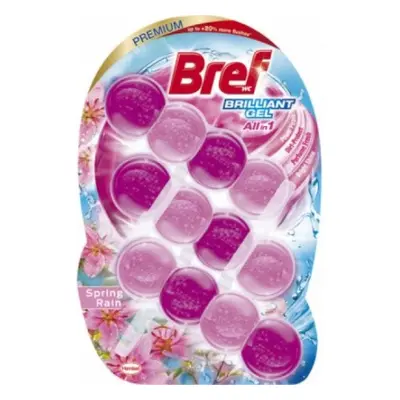 BREF BRILLIANT GEL TAVASZI ESŐ WC BLOK 3X42