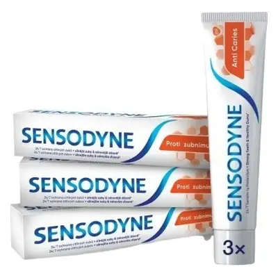 Sensodyne fogkrém 3x75ml fogszuvasodás elleni