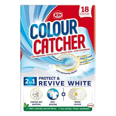 K2R törlőkendők foltosodás ellen és fehér színek helyreállításához Color Catcher 18 db