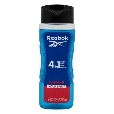 Reebok MEN Move Your Spirit tusfürdő 400ml. 4 az 1-ben