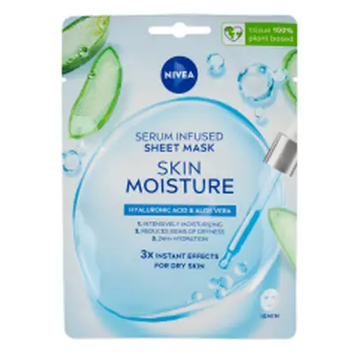 Nivea Skin Moisture Mask héjban hidratáló szérummal 1db