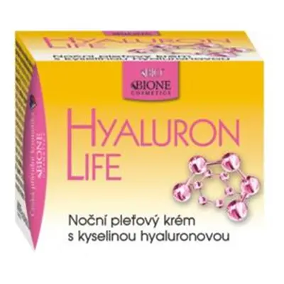 Bione Cosmetics Hyaluron Life hialuronsavas éjszakai bőrkrém 51 ml