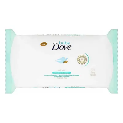 Dove Baby Sensitive Moisture nedves törlőkendő gyerekeknek 50 db