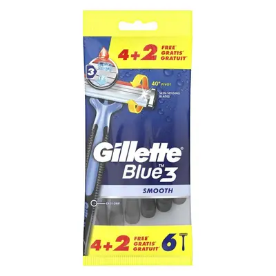 Gillette borotva (4+2 db/zsák) Blue3 sima