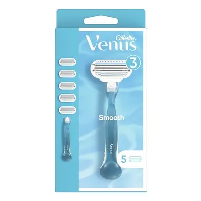 Női borotva GILLETTE Venus Smooth Classic + fejek 5 db