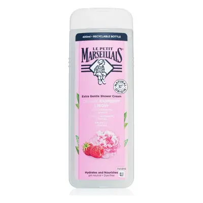 Le Petit Marseillais Raspberry&Peony krémes tusfürdő, 400 ml