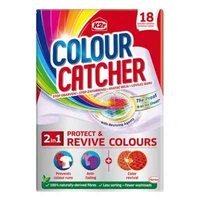 K2R mosogatórongyok Color Catcher 2 az 1-ben Protect & Revive Colors 18 db