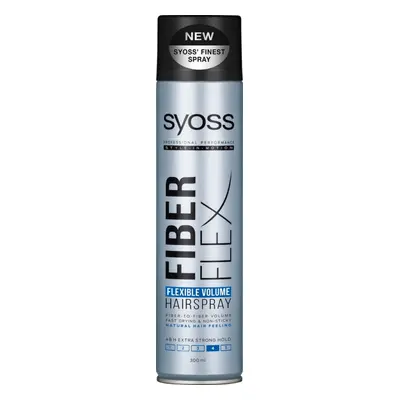 Syoss Fiberflex Flexible Volume 4 extra erős fixálású hajlakk 300 ml