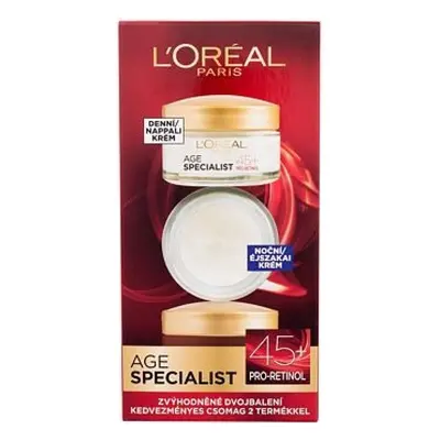 LOREAL nappali + éjszakai KRÉM 2x50ML 45+ AGE speciális duopack készlet