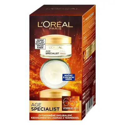 LOréal Paris Age Specialist 65+ nappali és éjszakai krém készlet 2 x 50 ml-es ajándékkészlet