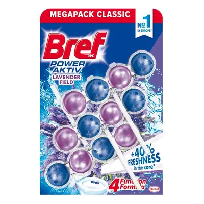 Bref Power Aktiv WC blok Lavender 3 x 50 g